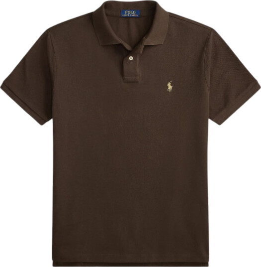 Polo Ralph Lauren Basic Mesh Ssl Knt Brown XL