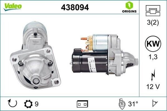 VALEO 438094 Starter VALEO 438094 Starter