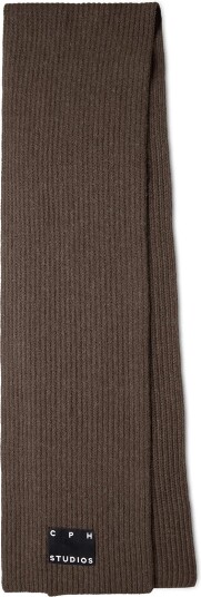 Copenhagen Studios | Cph Shawl 29 Wool Mix Chocolate | ONE SIZE