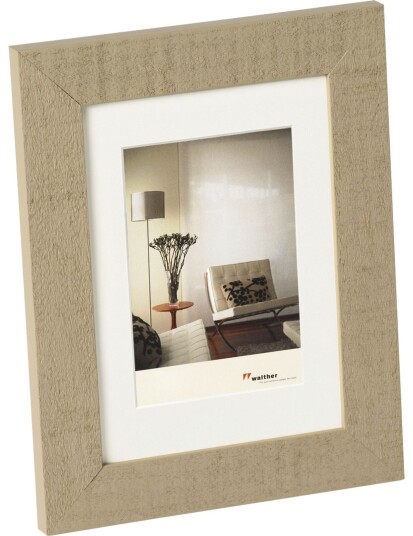 Walther Home HO030C Bilderamme m/Passepartout 20x30/13x18 Beige/Brunt tre