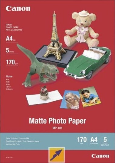 Canon MP 101 Fotopapir A4 Matt 170 g/m² 5 ark