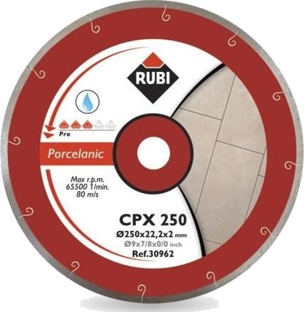 Rubi Diamantblad Cpx 200 X 25,4 Mm Pro, For Porselensfliser
