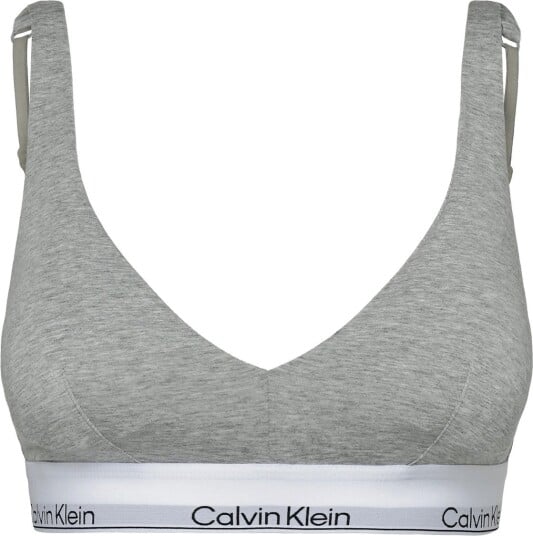 Calvin Klein Push Up Triangle GREY HEATHER S
