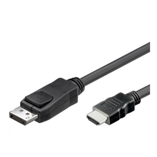 TECHLY DisplayPort 1.1 auf HDMI Kabel schwarz 1m TECHLY DisplayPort 1.1 auf HDMI Kabel schwarz 1m