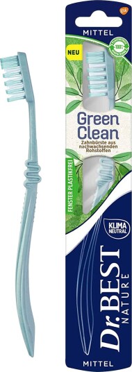 Bærekraftig tannbørste Dr. Best GreenClean Medium