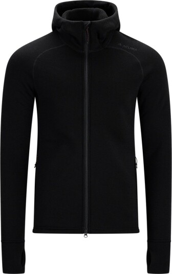 Aclima Fleecewool Hooded Jacket M"s Jet Black XXL
