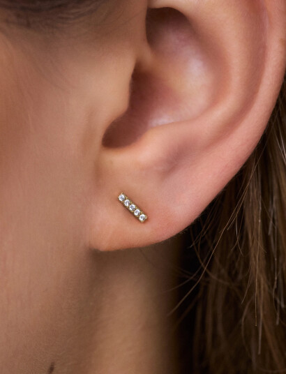 Pieces Pcdanniela Earrings Box Wp Gold ONE SIZE Pieces Pcdanniela Earrings Box Wp Gold ONE SIZE