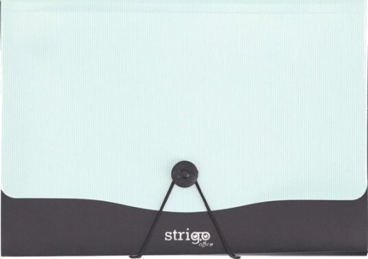 Strigo A4 Mappe Med 13 Skilleark Mint Strigo