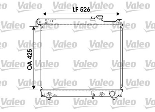 Radiator VALEO 734214