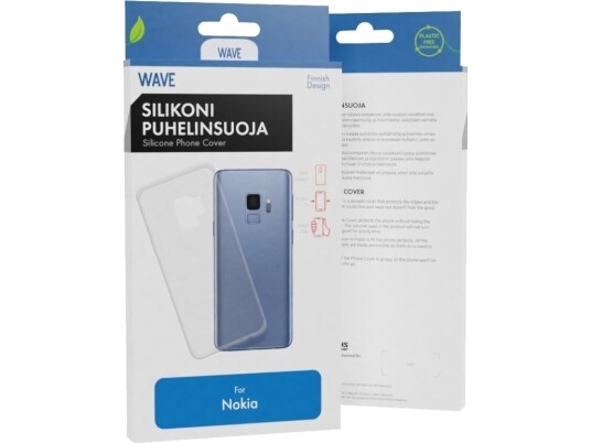 Wave Silikondeksel, Nokia X10 / X20, Gjennomsiktig Wave Silikondeksel, Nokia X10 / X20, Gjennomsiktig