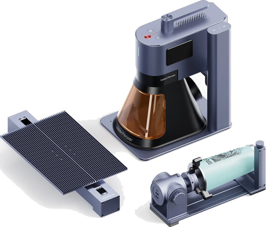 LaserPecker LP5 fiber og diode lasergravør
