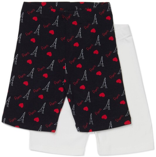 Luca &  Lola Agnese Sykkelbukse 2-Pack Black/Red 86-92