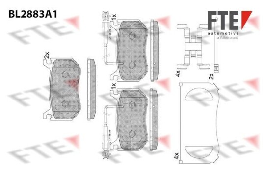 Bremseklosser FTE 9011123