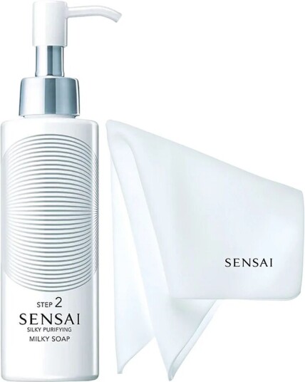 Sensai Silky Purifying Step 2 Milky Soap Cleanser & Sponge Chief
