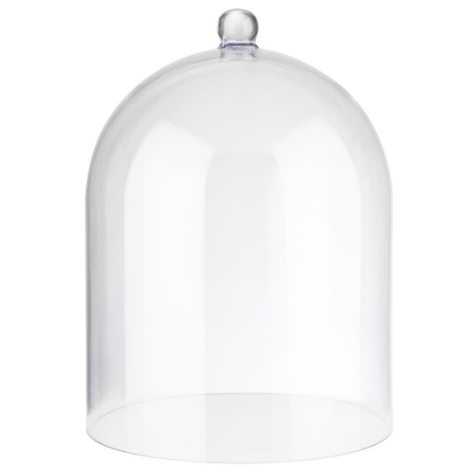 APS Tallerkenklokke Super Dome ; 30x40 cm (ØxH); Transparent; Rund