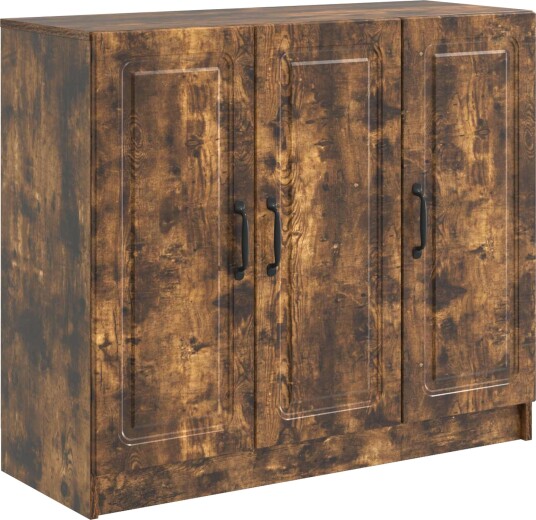 Serviesskap Røkt Eik 89 x 34,5 x 77 cm Konstruert tre