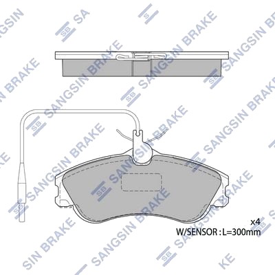 Hi Q SP1743 Bremseklosser Hi Q SP1743 Bremseklosser