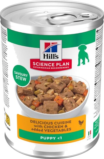 Hill'S Science Plan Våtfôr Science Plan Puppy Stew With & Added Vegetables Chicken 12 X 363 G
