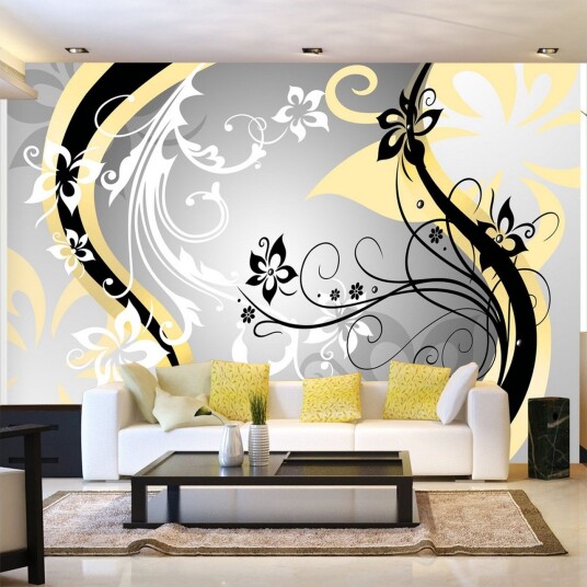 Fototapet Art-Flowers Yellow 150x105 - Artgeist sp. z o. o.