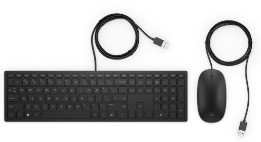 HP Pavilion 400 - Keyboard and mouse set - USB - Germany - jet black HP Pavilion 400 - Keyboard and mouse set - USB - Germany - jet black