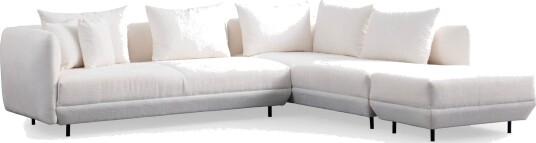 Floransa 4 seters Sofa med Divan   Hvit