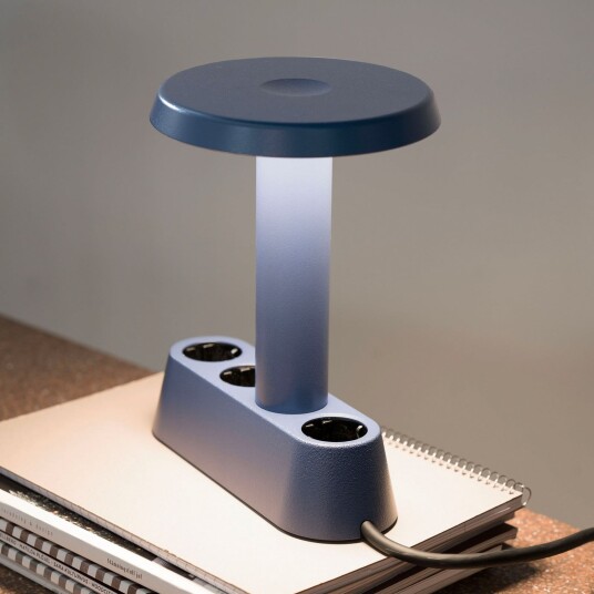 Bordlampe NOMAD COLLECTION NOMAD LAMP 01 dimmbar Blå Stue Aluminium Design 19.1 Blå