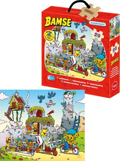 Egmont Kärnan Bamse Sykler Trepuslespill 20 Brikker Egmont Kärnan Bamse Sykler Trepuslespill 20 Brikker