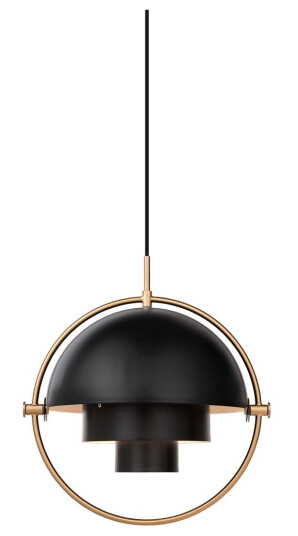 Gubi Multi-Lite Pendant Svart/Messing