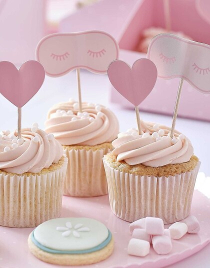 Ginger Ray 12 stk Muffin Kakedekorasjoner 10 cm PAMP 202