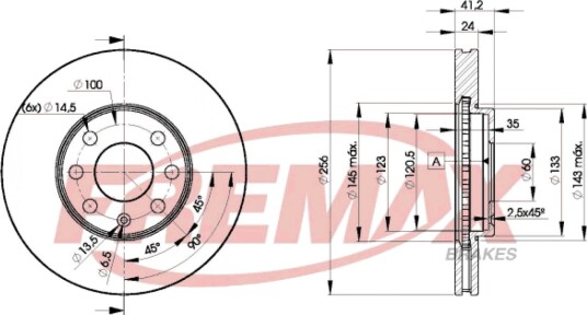 Bremseskive FREMAX BD-7879