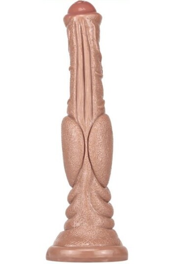 Monster Dildo Long Dong Light Brown 30 cm