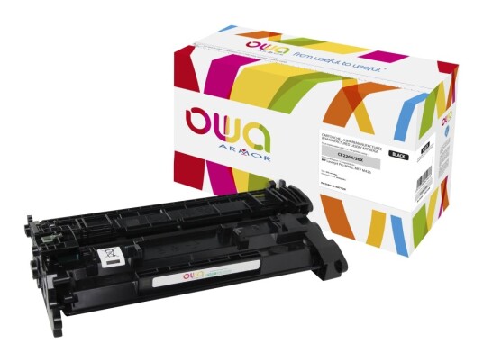 Owa - Svart - Kompatibel - Gjenfabrikert - Tonerpatron Alternativ For: Hp 26X - For Hp Laserjet Pro M402 Mfp M426