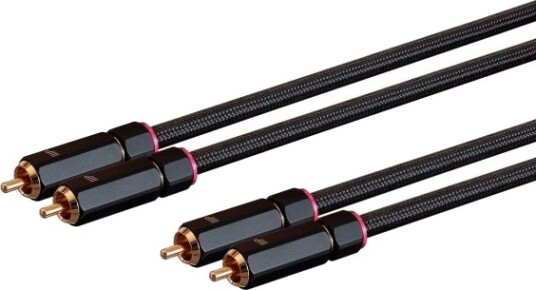 Monoprice Onix Series 2 X Rca Hankjønn 2 X Rca Hankjønn 0,9 M Svart Monoprice Onix Series 2 X Rca Hankjønn 2 X Rca Hankjønn 0,9 M Svart