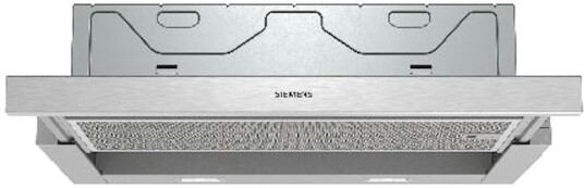 Siemens iQ300 Uttrekkbar Ventilator med Belysning 60 cm Rustfritt Stål