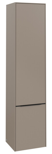 VILLEROY & BOCH SUBWAY 3.0 HØYSKAP 40X171 HØYRE 2 DØRER TAUPE HÅNDTAK I VOLCANO BLACK VILLEROY & BOCH SUBWAY 3.0 HØYSKAP 40X171 HØYRE 2 DØRER TAUPE HÅNDTAK I VOLCANO BLACK