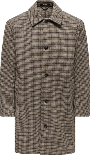 ONLY & SONS Onsluca Wool Coat Otw Frml Grey XL ONLY & SONS Onsluca Wool Coat Otw Frml Grey XL