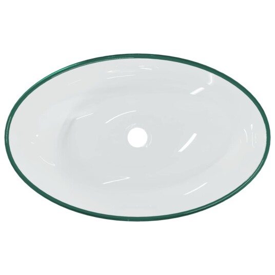 vidaXL Servant herdet glass 54,5x35x15,5 cm gjennomsiktig