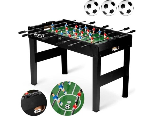 Neo-Sport Fotballbord svart 118x61x79 cm NS-805 Neo-Sport Fotballbord svart 118x61x79 cm NS-805