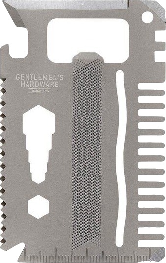 Gentlemen"s Hardware - The Right Tool kredittkortverktøy Gentlemen"s Hardware - The Right Tool kredittkortverktøy