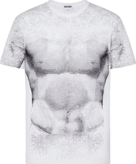 Moschino Herre Topper Hvit XL, Moschino Herre Topper Hvit XL,