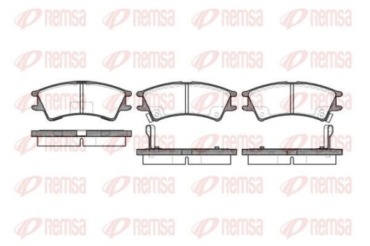 Bremseklosser REMSA 0675.02 Bremseklosser REMSA 0675.02