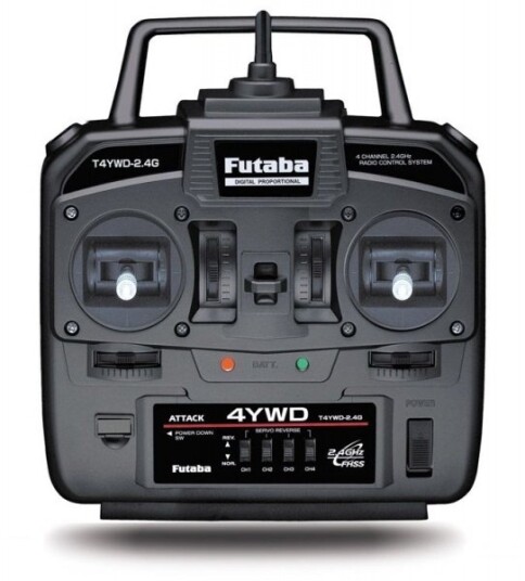 Futaba Radio set ATTACK 4 channel carmix/R214GFE