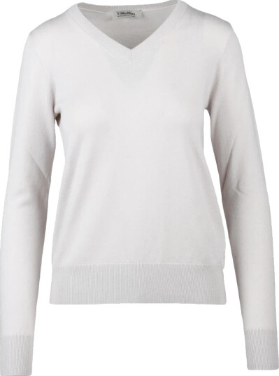 Max Mara Dame Strikkevarer Hvit S,