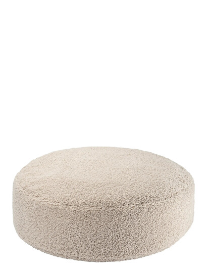 Wigiwama Ottoman Teddy - Beige - 65X 65X 20CM Wigiwama Ottoman Teddy - Beige - 65X 65X 20CM