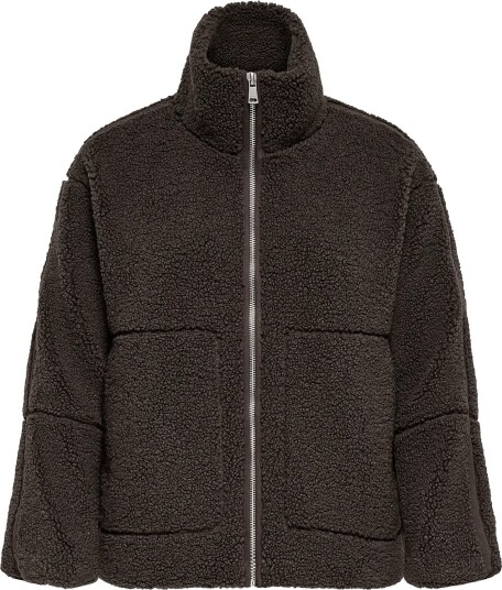 ONLY Carmakoma Caraspen Teddy Jacket Otw Noos Brown 54