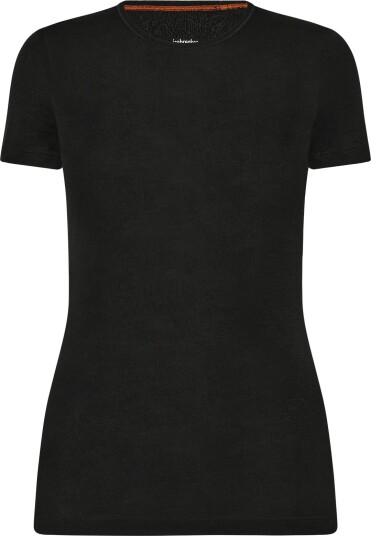 Icebreaker Women Merino 175 Everyday Ss Crewe BLACK M