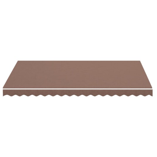 vidaXL Erstatningsduk for markise brun 3,5x2,5 m