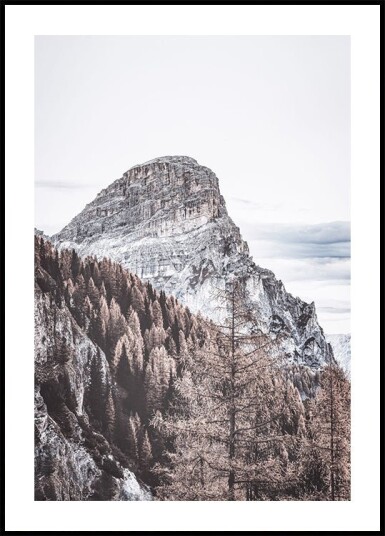 Majestic Mountain Autumn Landscape Plakat Plakat / 100x150cm