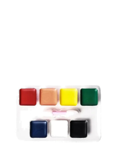 IPK Face Paint Palette, 7 Colors - Red - 0