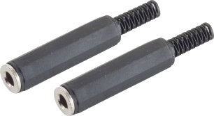 Shiverpeaks Bs50700-2 6.3 Mm Sort Hunkjønn Rett 2 Stykker